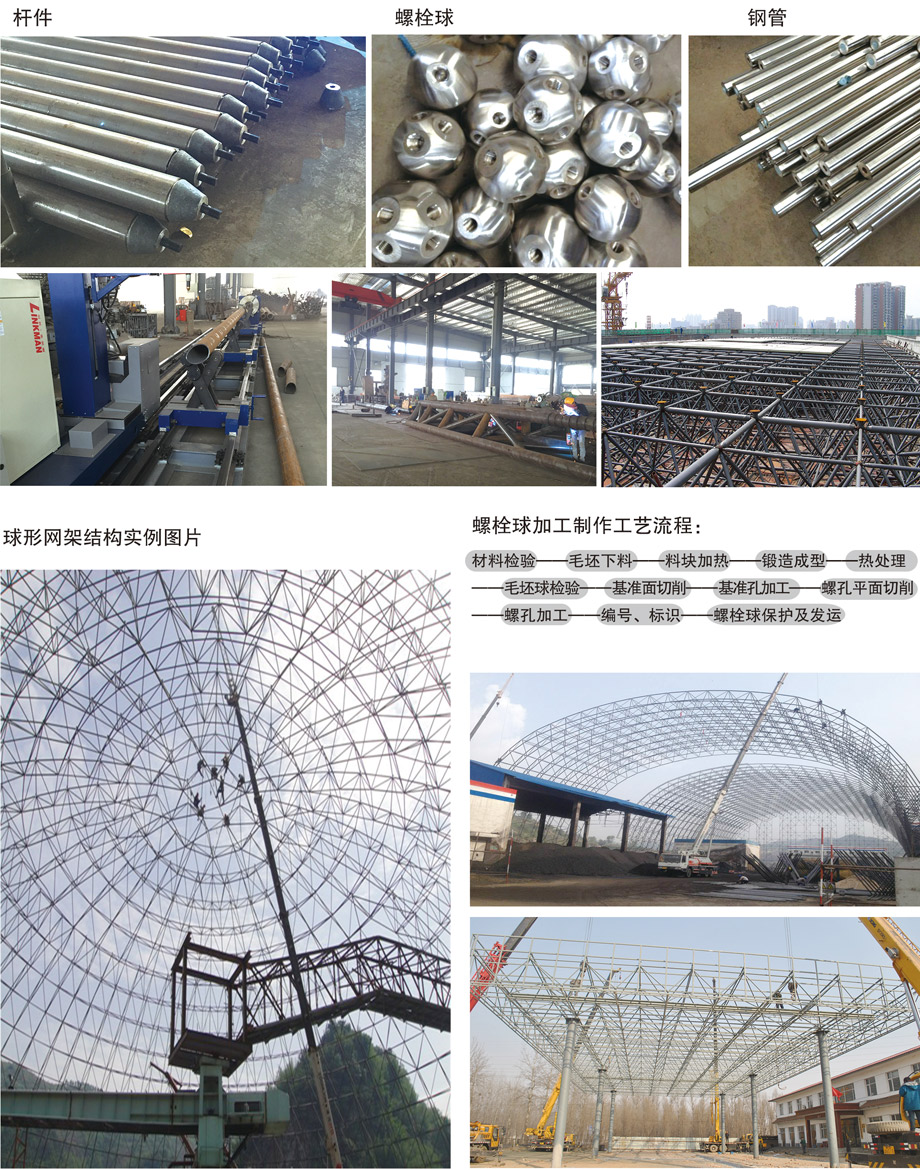 利来国际产品—螺栓球网架结构